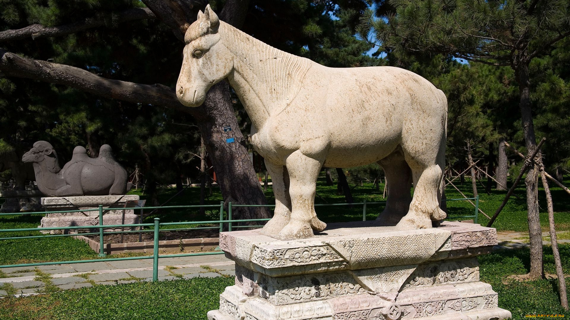 разное, рельефы, статуи, музейные, экспонаты, лошадь