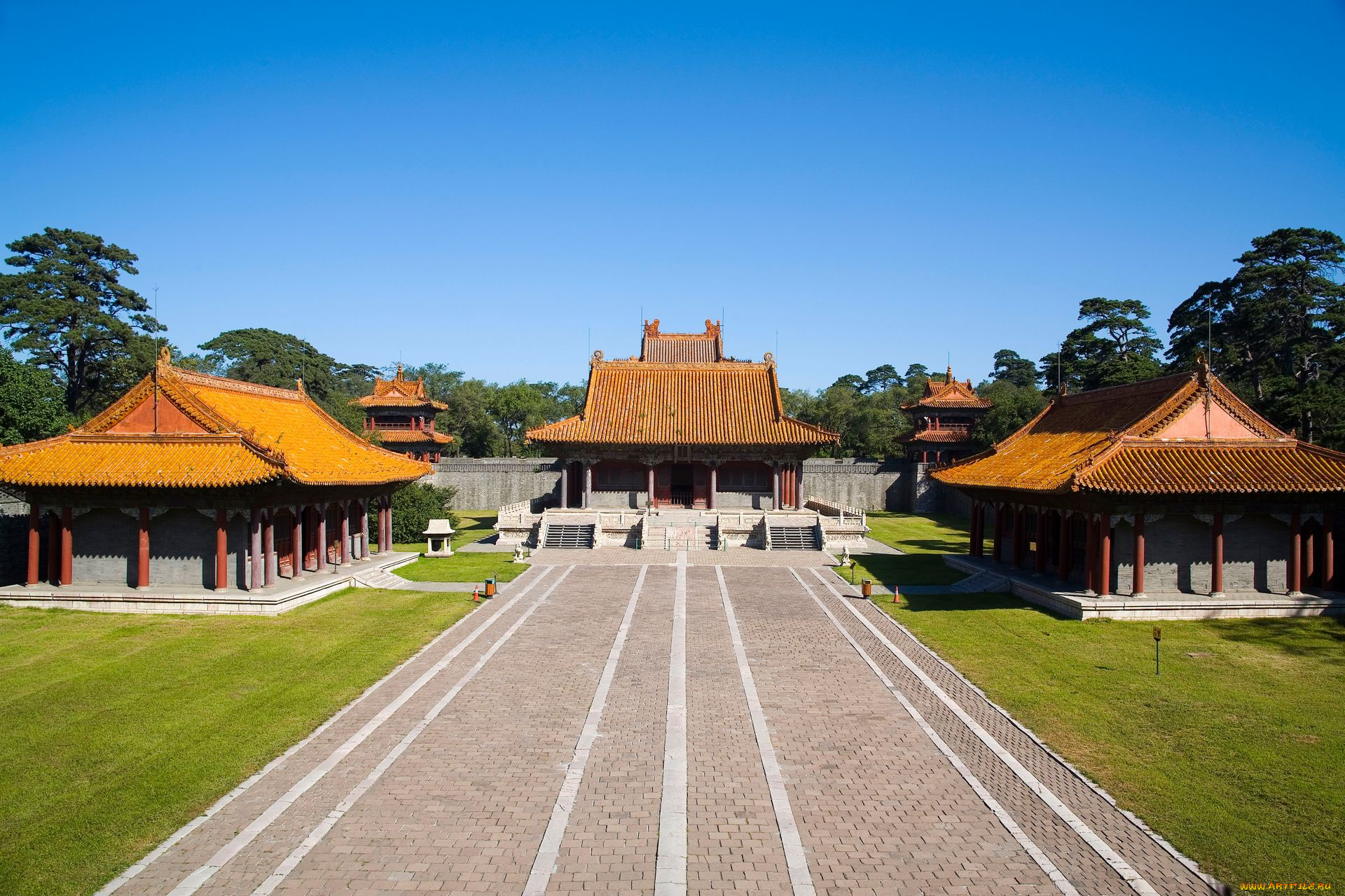 города, буддистские, другие, храмы, шэньян