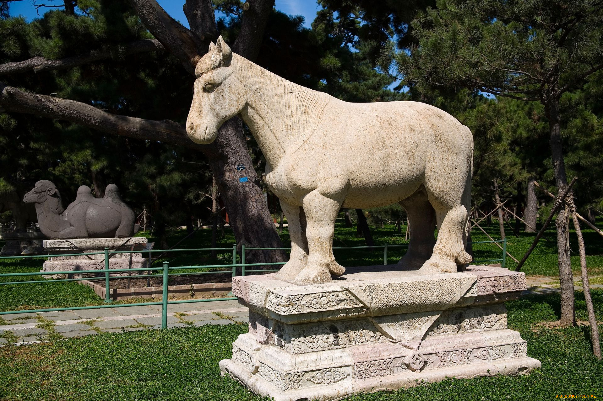 разное, рельефы, статуи, музейные, экспонаты, лошадь