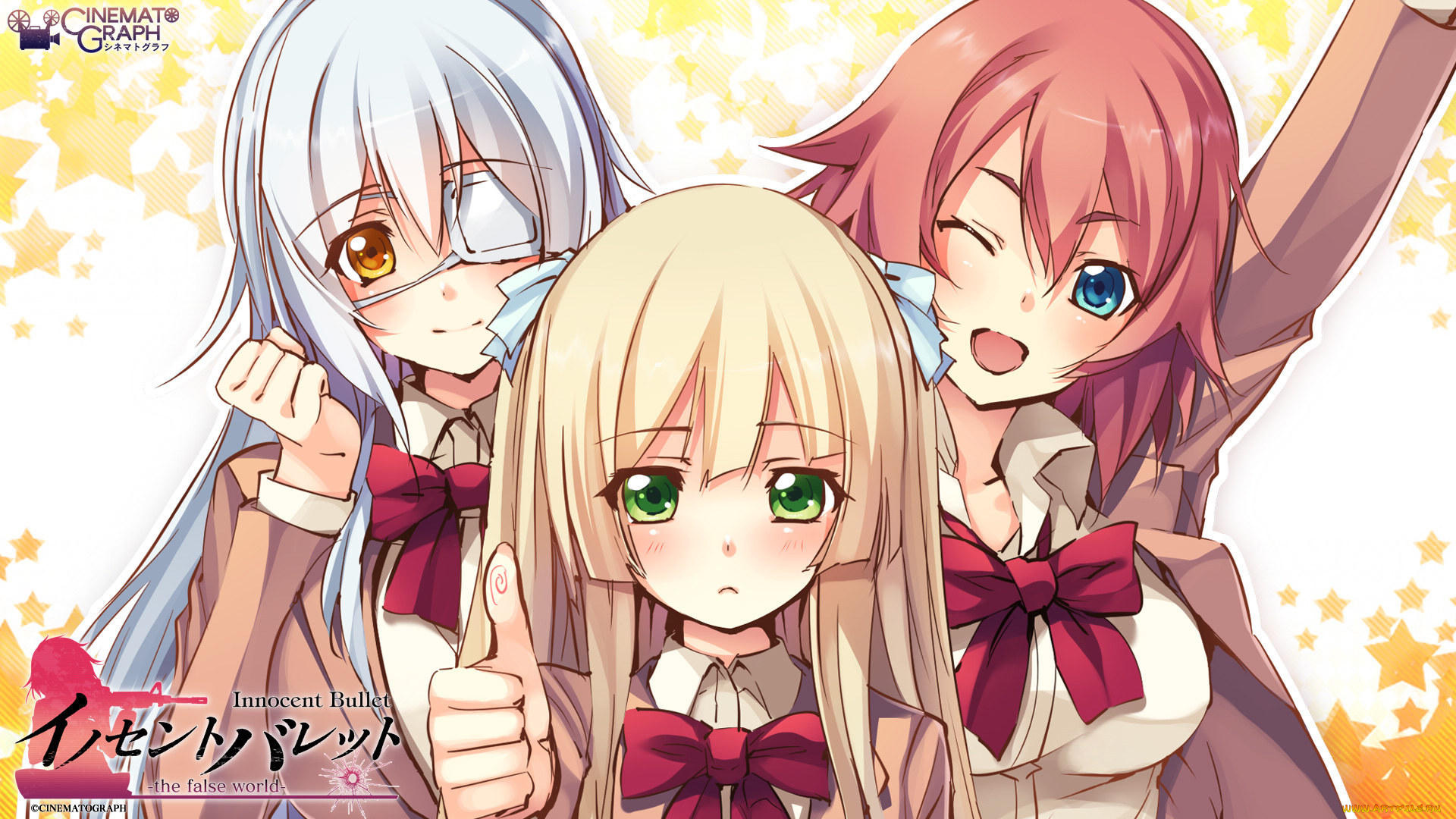 innocent, bullet, аниме, девушки