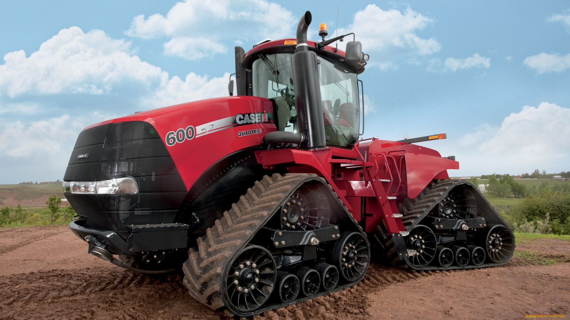 техника, тракторы, поле, трактор, гусеничный