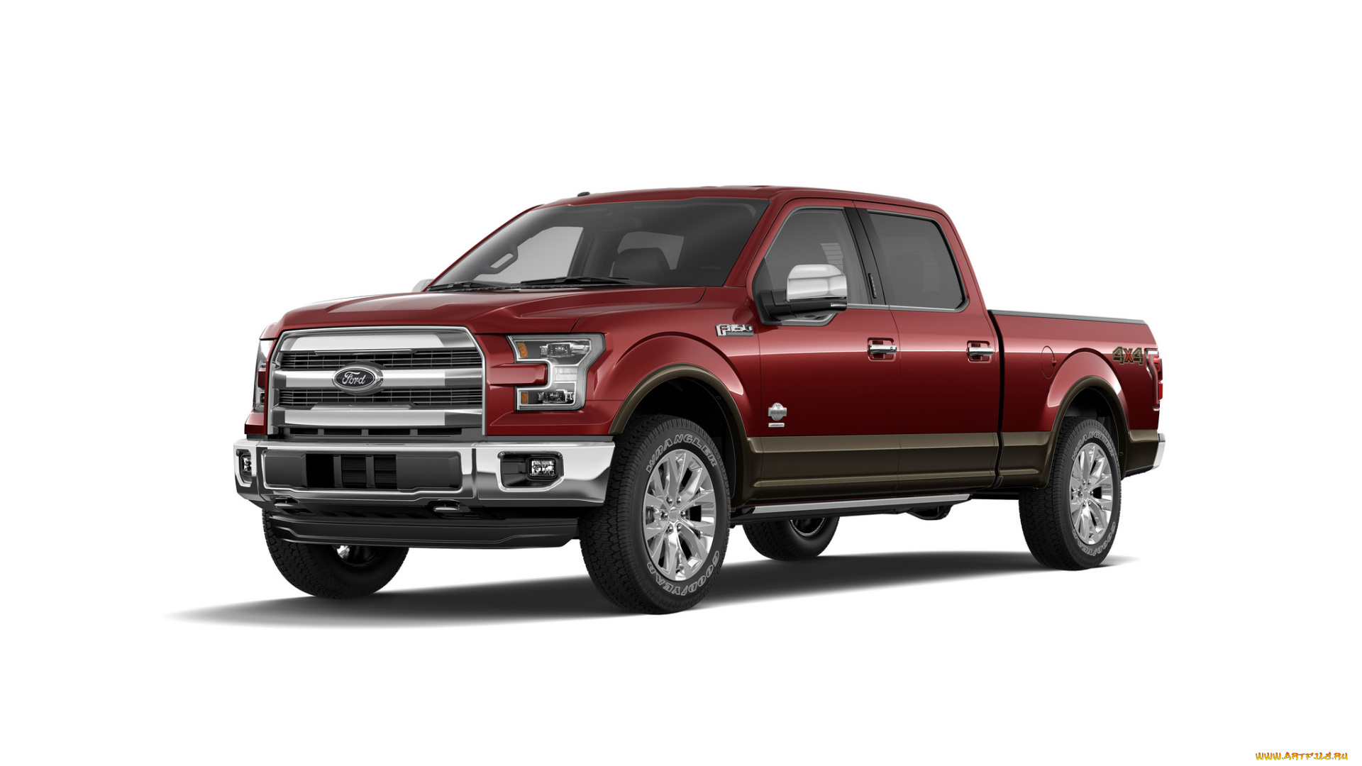 2015, ford, f-150, king, ranch, автомобили, ford, красный, форд