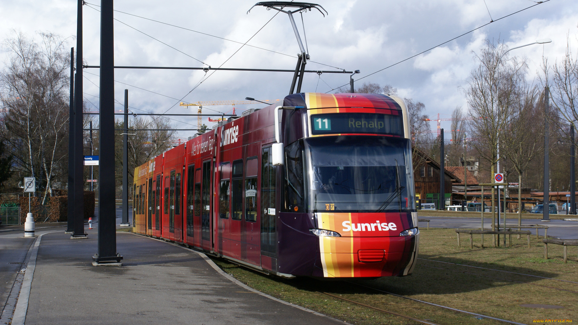 техника, трамваи, город, трамвай, рельсы, улица