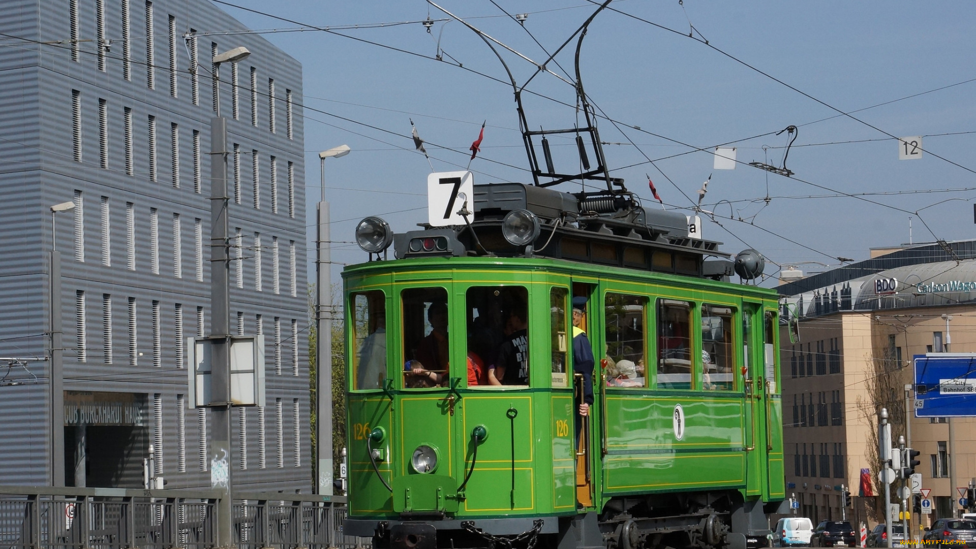 техника, трамваи, город, улица, трамвай, рельсы