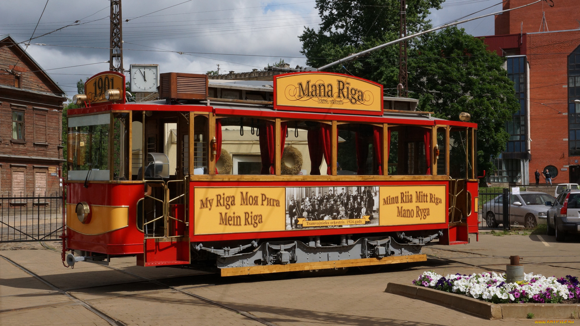 техника, трамваи, рельсы, трамвай, город, улица