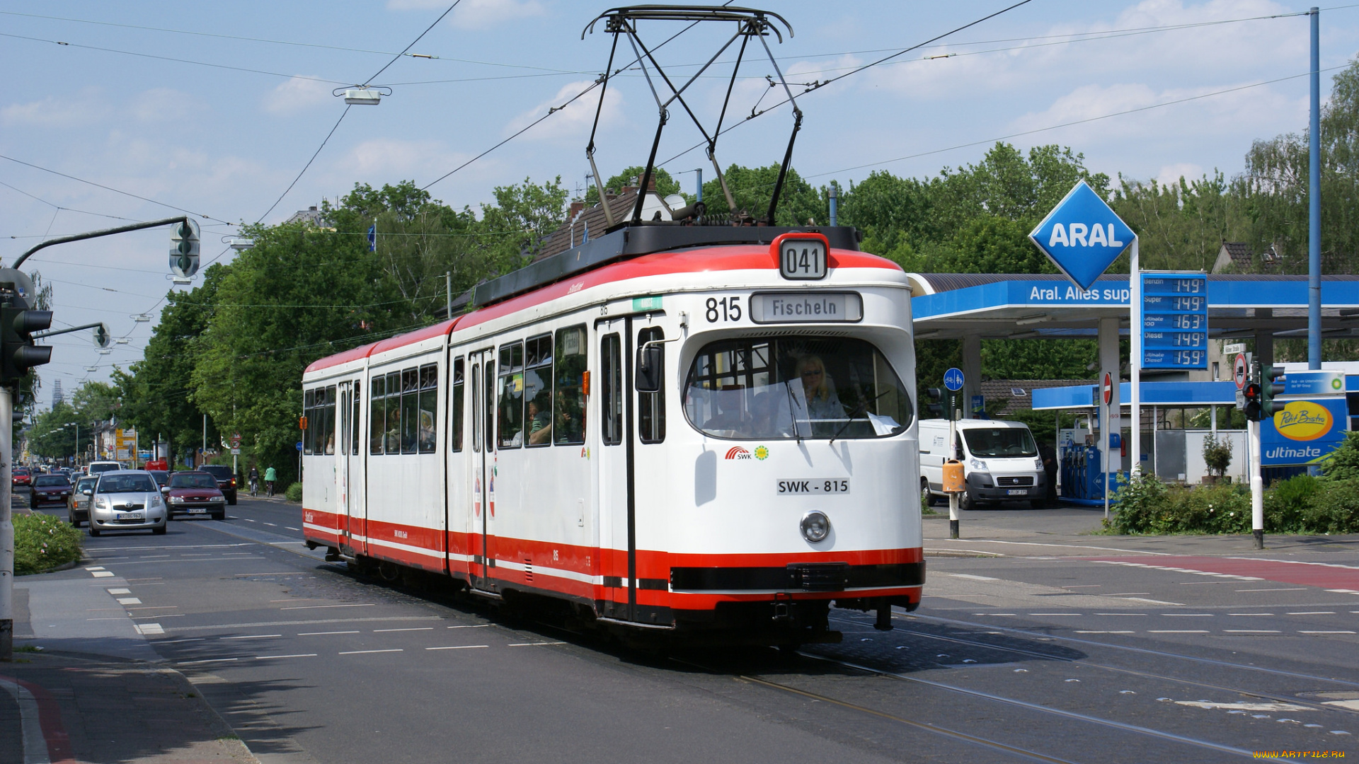 техника, трамваи, трамвай, рельсы, улица, город