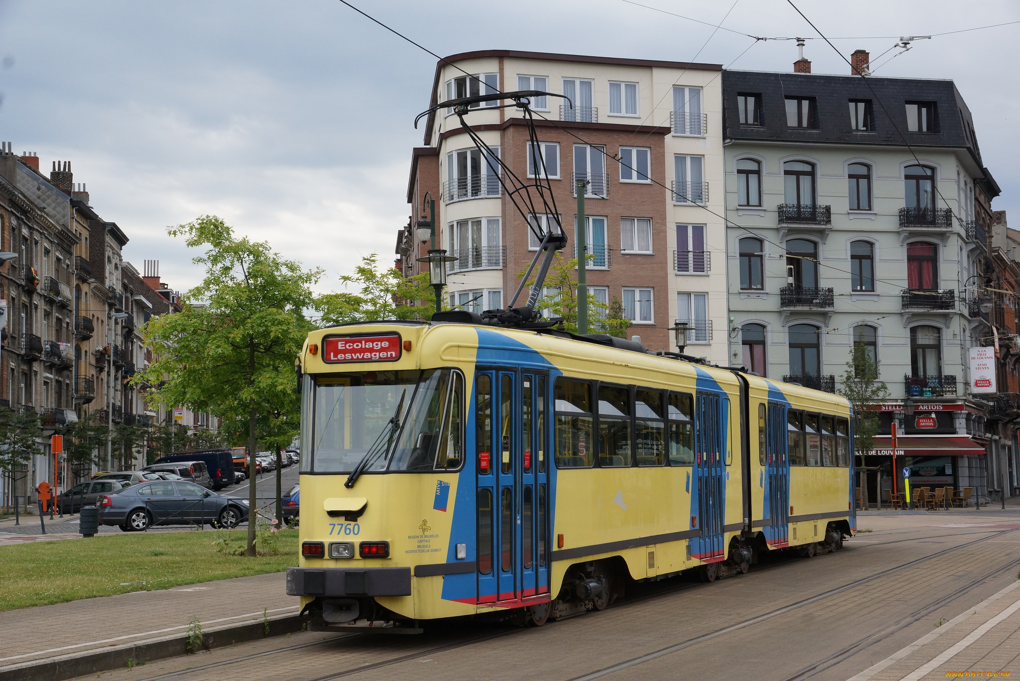 техника, трамваи, трамвай, рельсы, улица, город