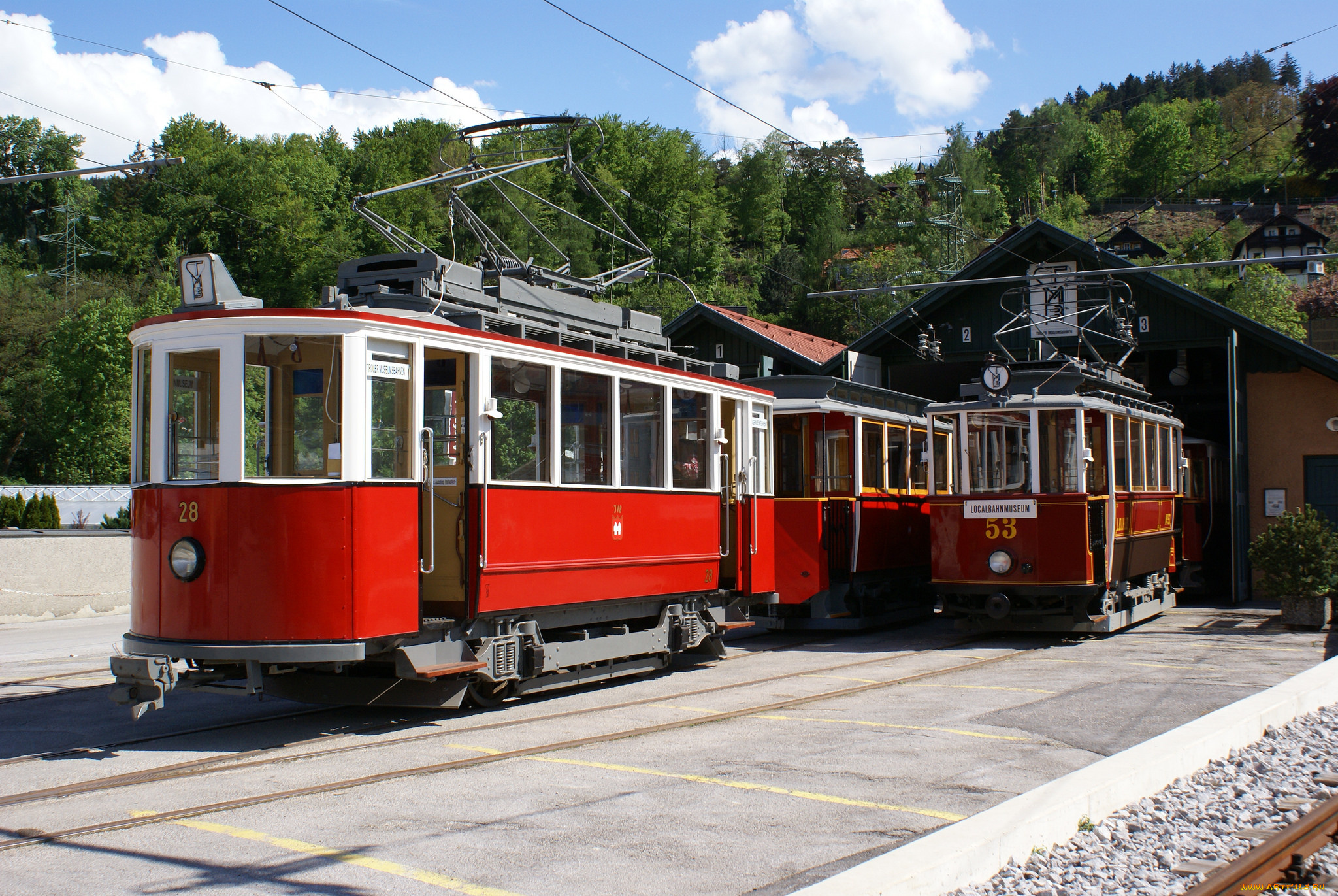 техника, трамваи, город, трамвай, рельсы, улица