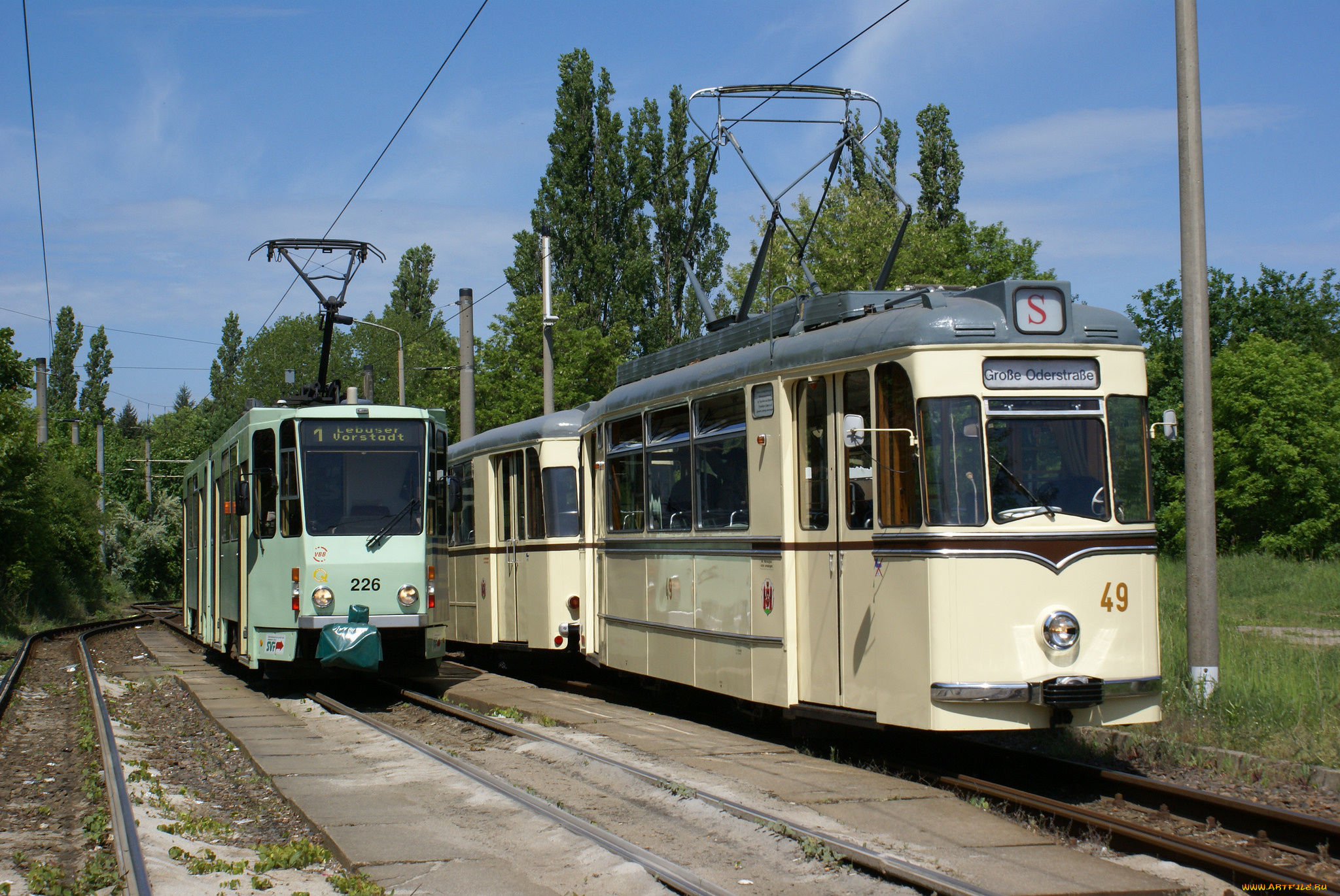 техника, трамваи, трамвай, рельсы, улица, город