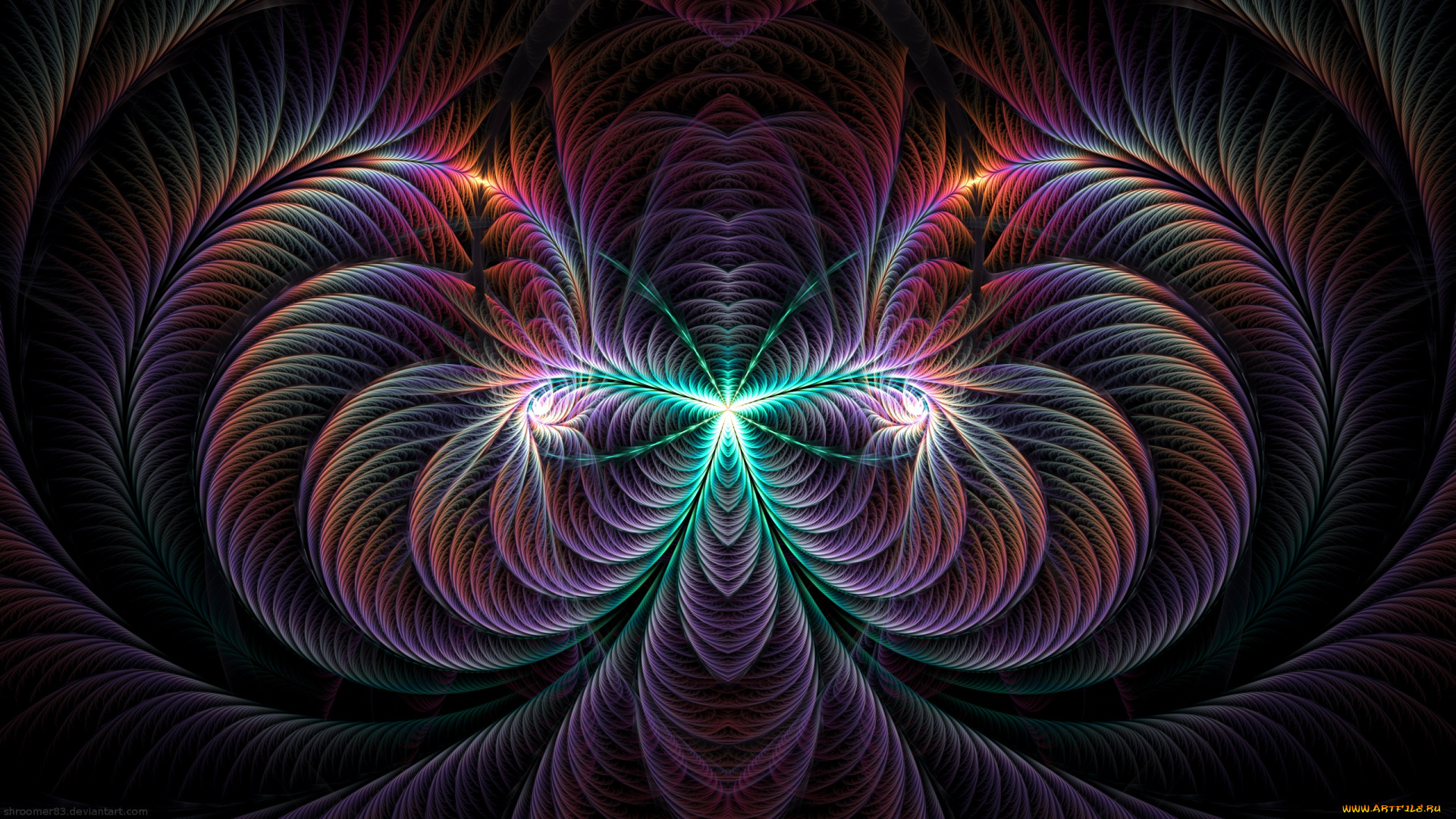 3д, графика, фракталы, , fractal, цвета, фон, узор