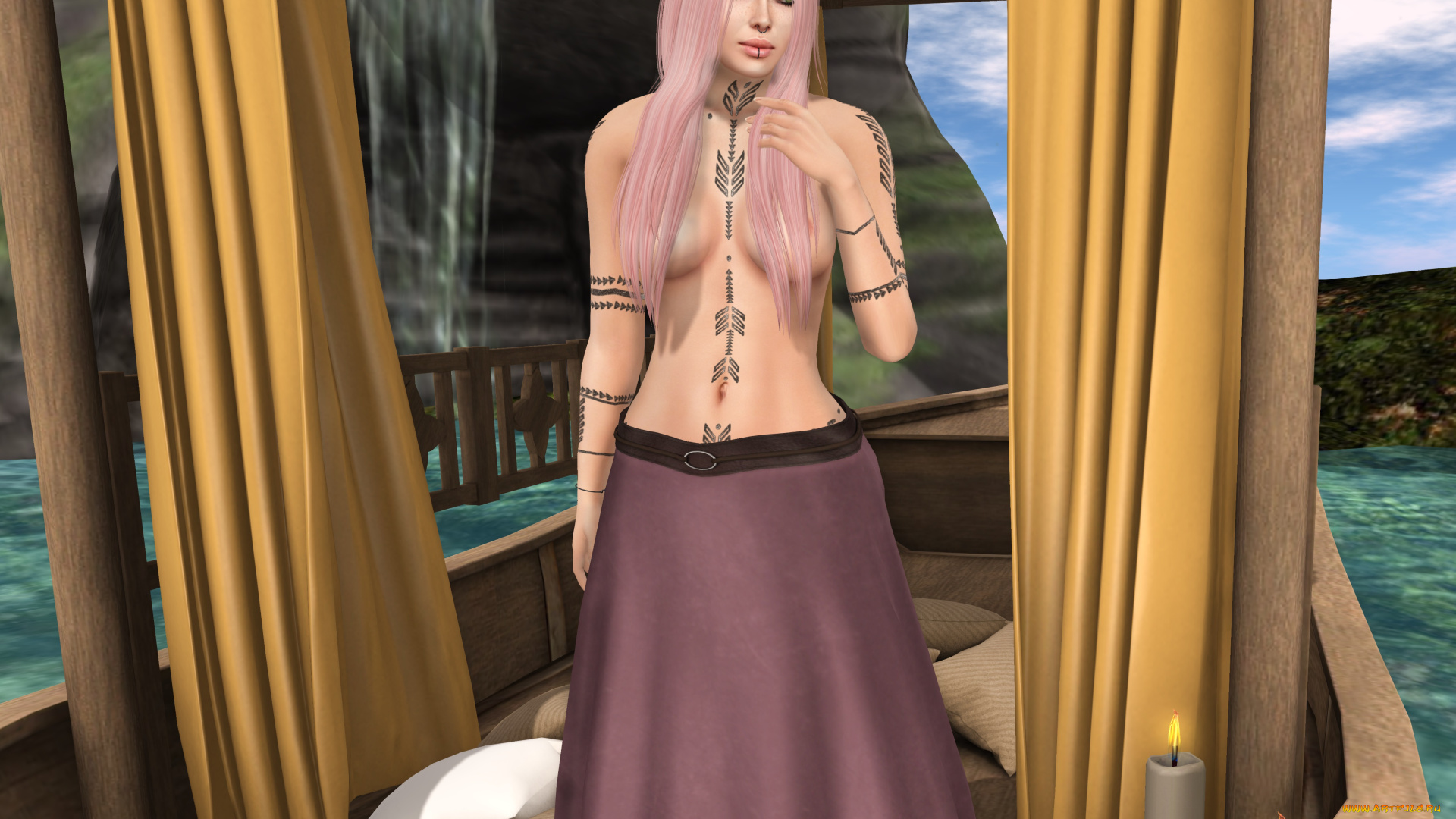 3д, графика, люди, , people, девушка, фон, взгляд