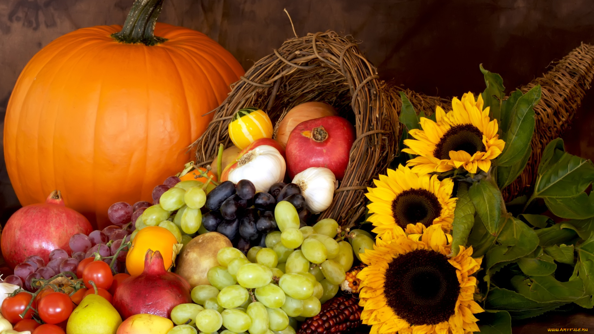 еда, фрукты, и, овощи, вместе, autumn, harvest, still, life, fruits, leaves, pumpkin, nuts, осень, дистья, урожай, тыква