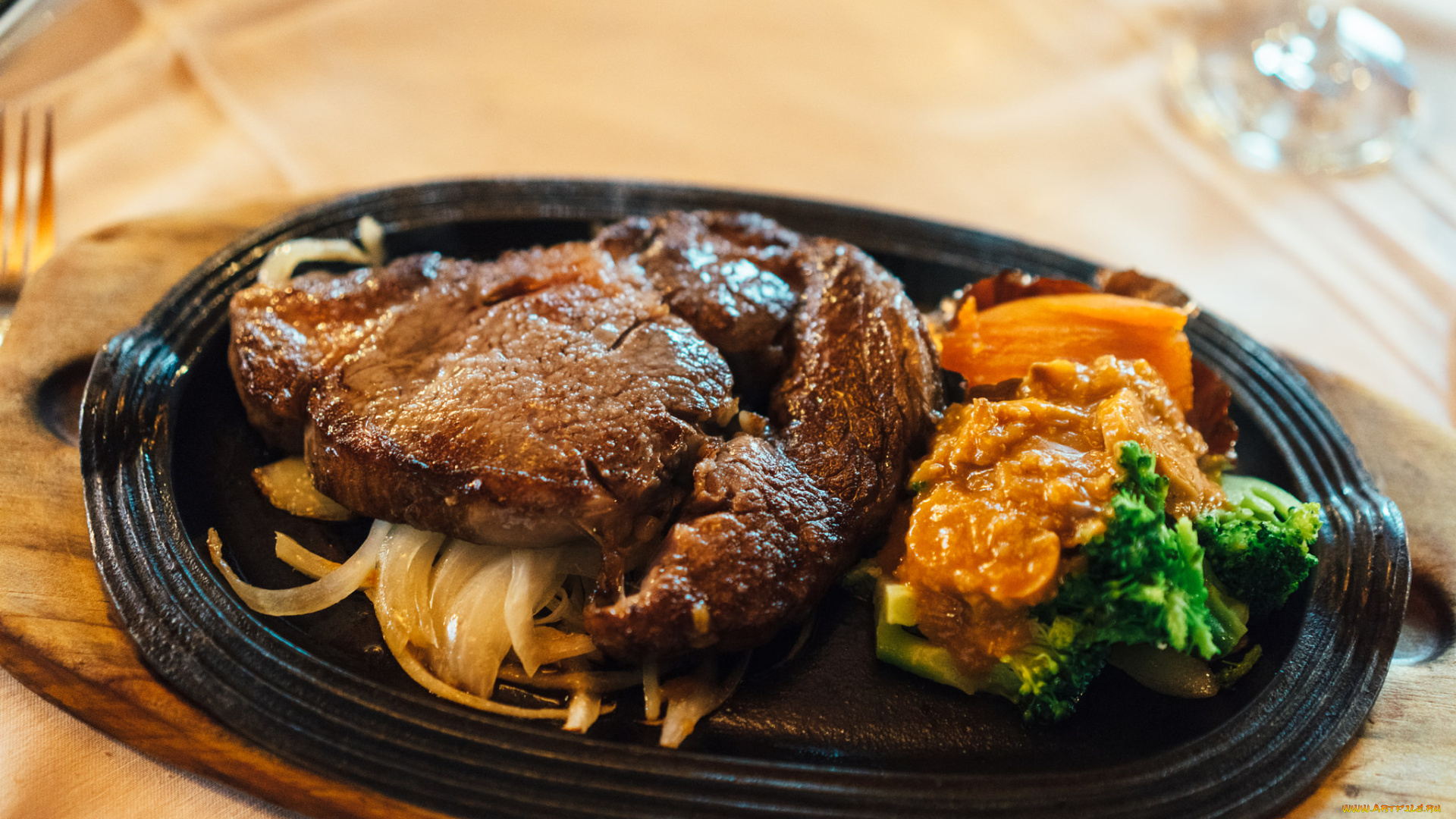 еда, мясные, блюда, овощи, зелень, раркое