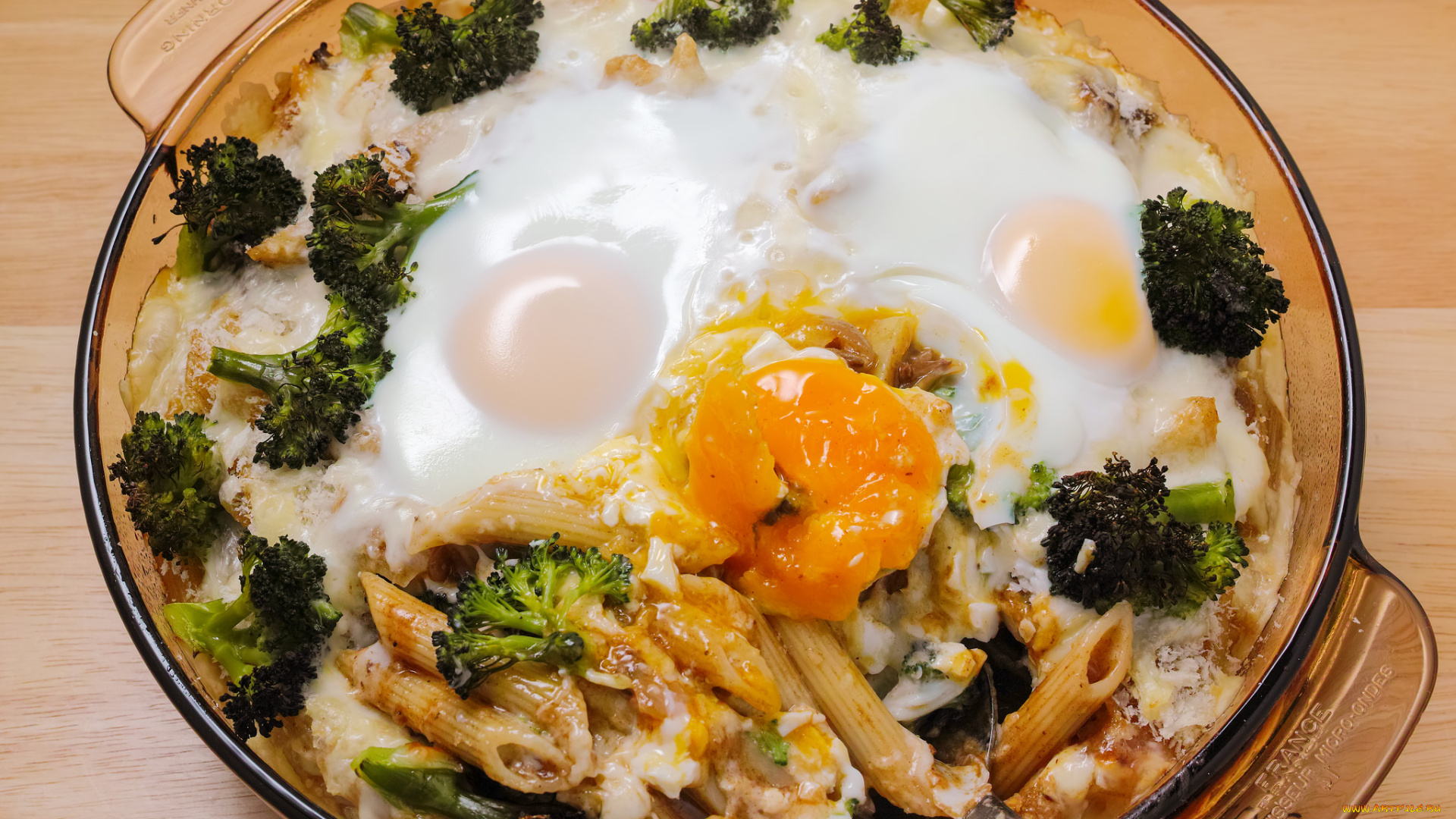 еда, Яичные, блюда, макароны, яичница