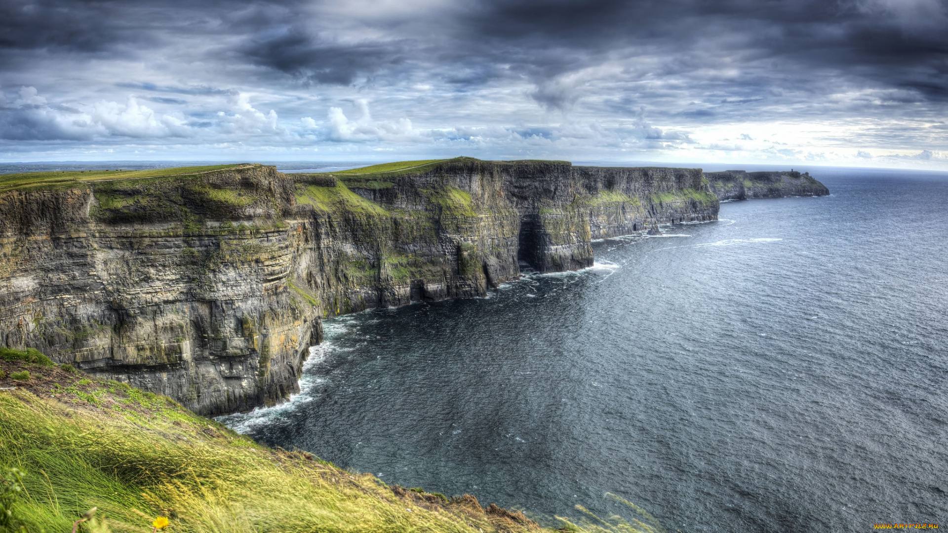 природа, побережье, мыс, море