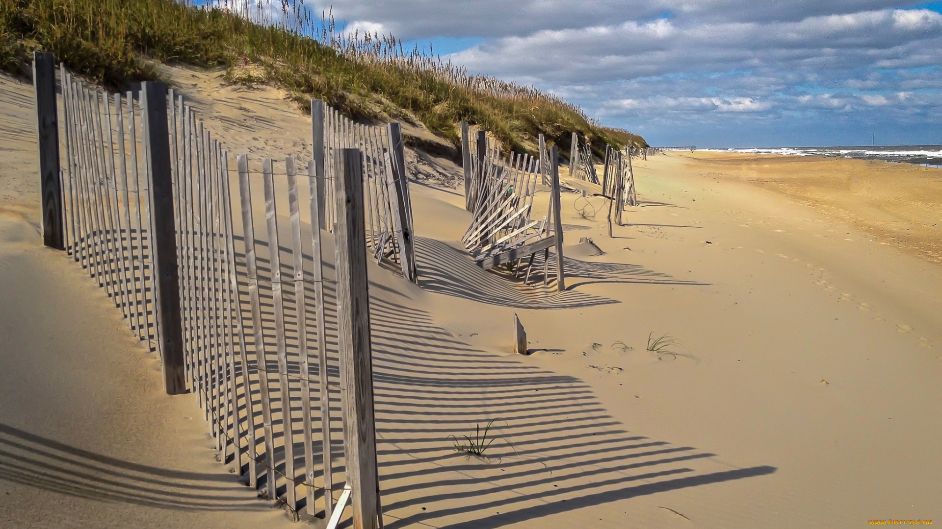 природа, побережье, пляж