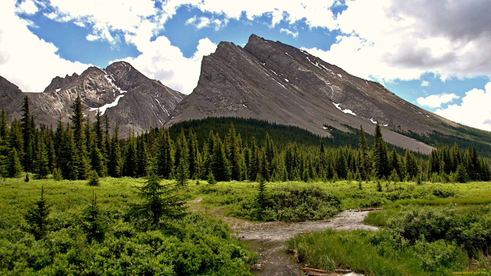 природа, реки, озера, речка, горы, лес