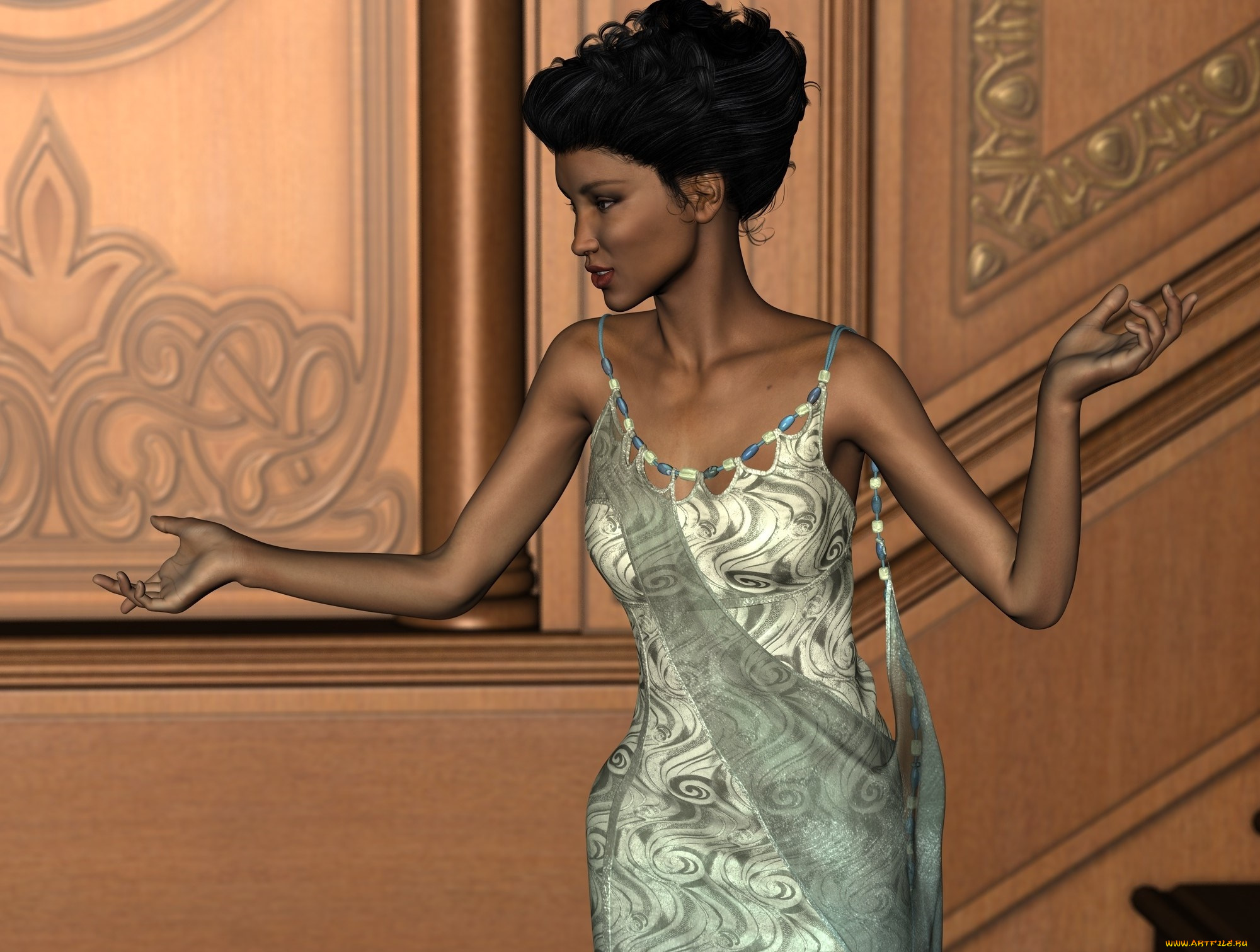 3д, графика, люди, , people, фон, взгляд, девушка