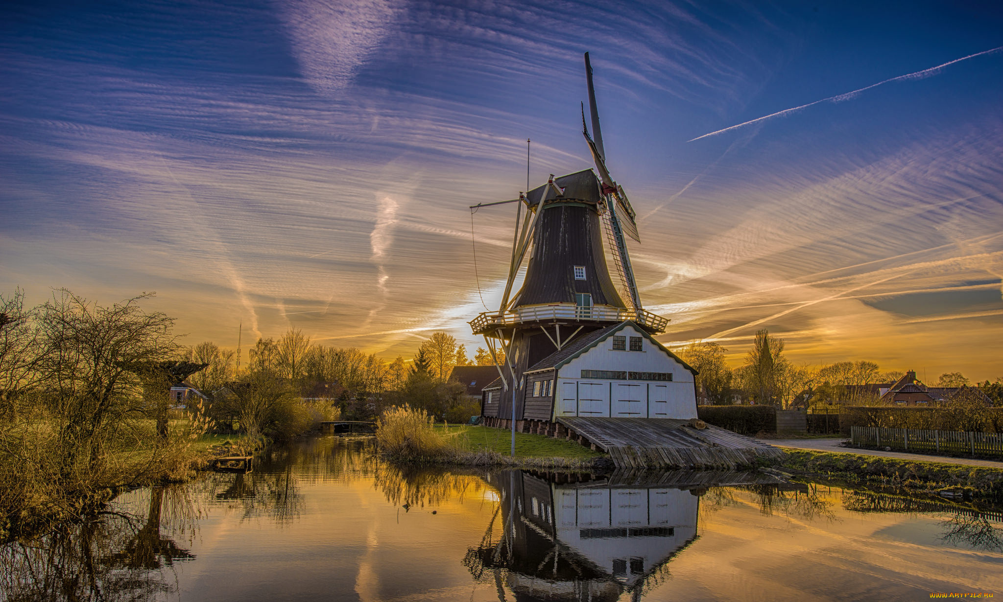 разное, мельницы, ветряк, мельница