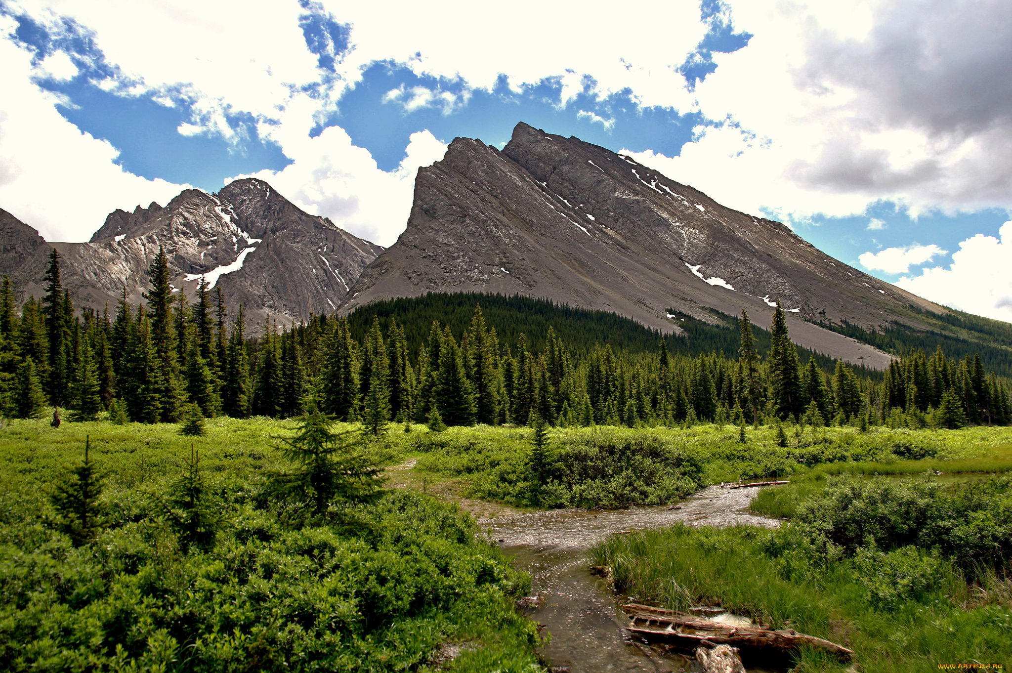 природа, реки, озера, речка, горы, лес