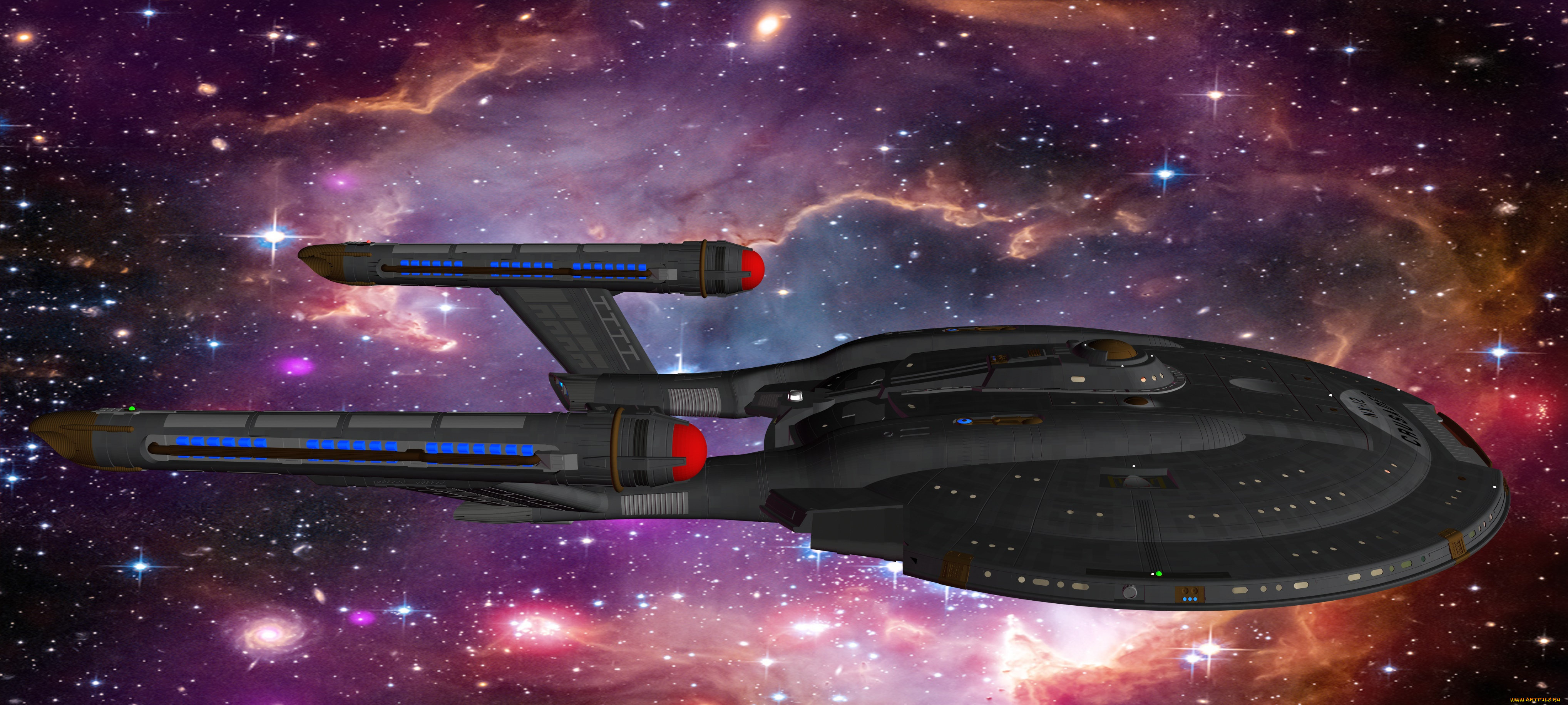 космос, арт, космический, корабль, звезды, вселенная, полет