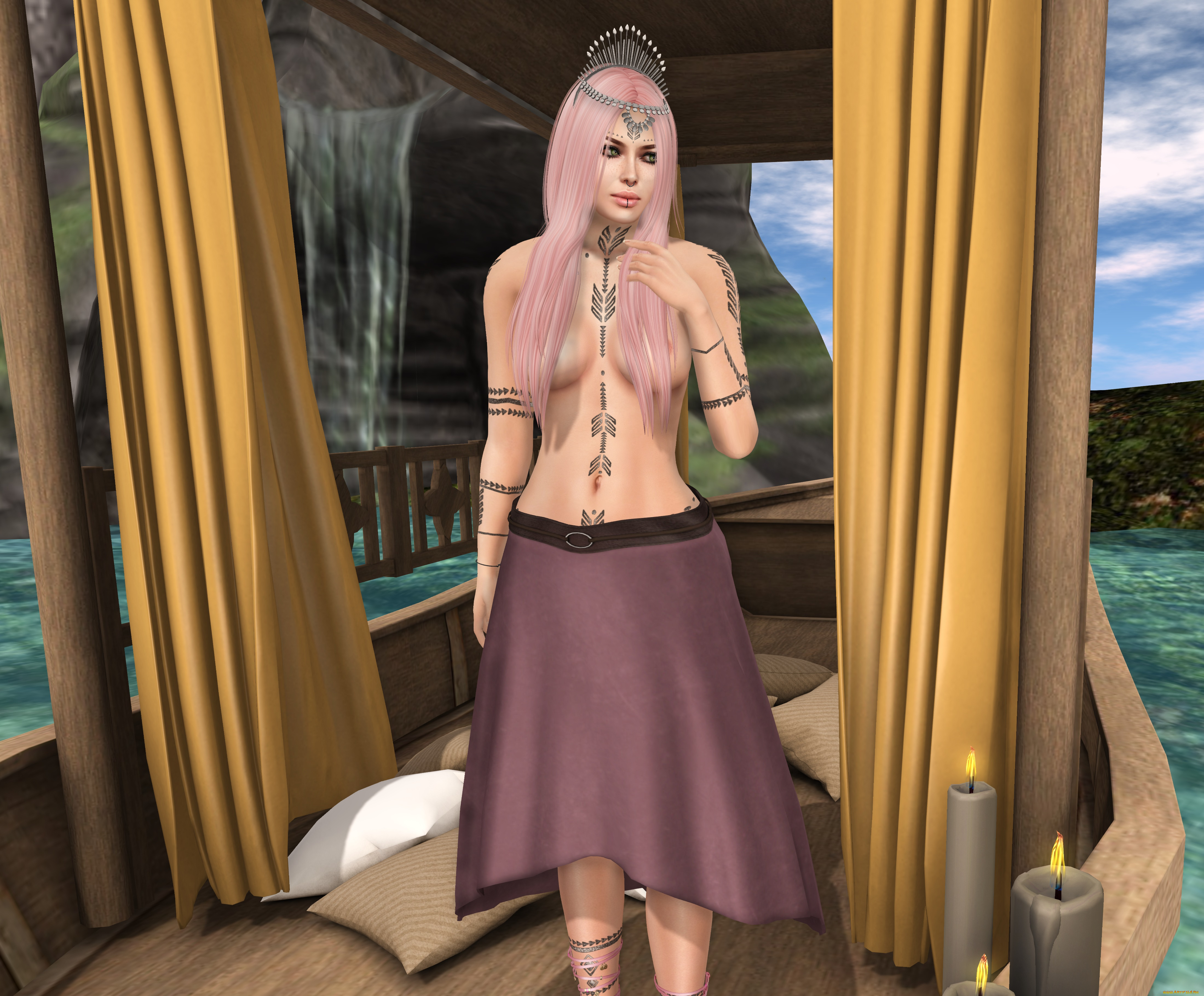 3д, графика, люди, , people, девушка, фон, взгляд