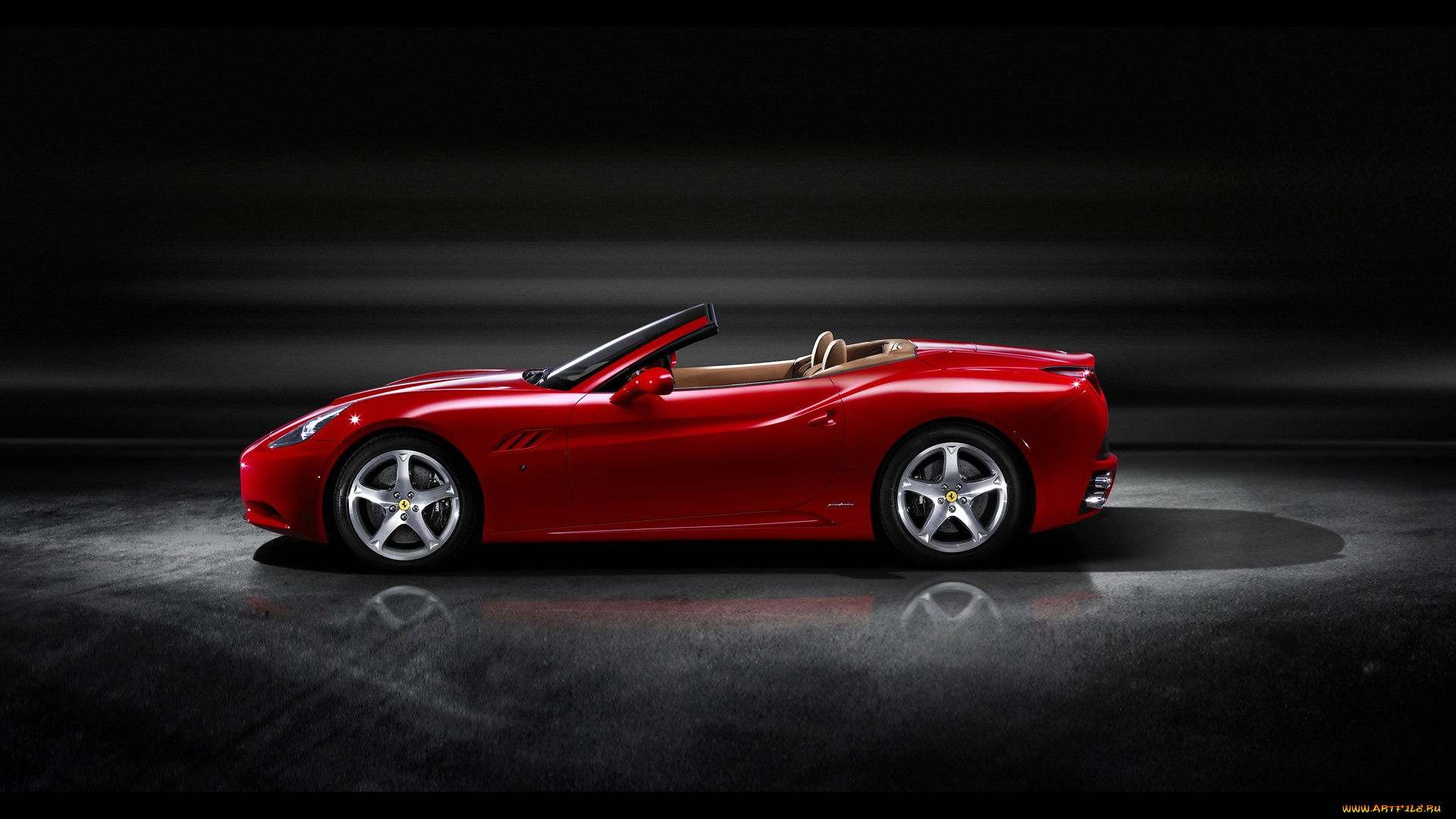 автомобили, ferrari, феррари, красный