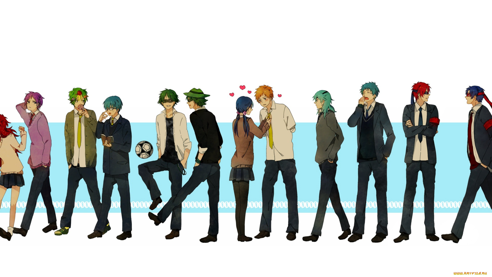 аниме, happy, tree, friends, счастливые, лесные, друзья