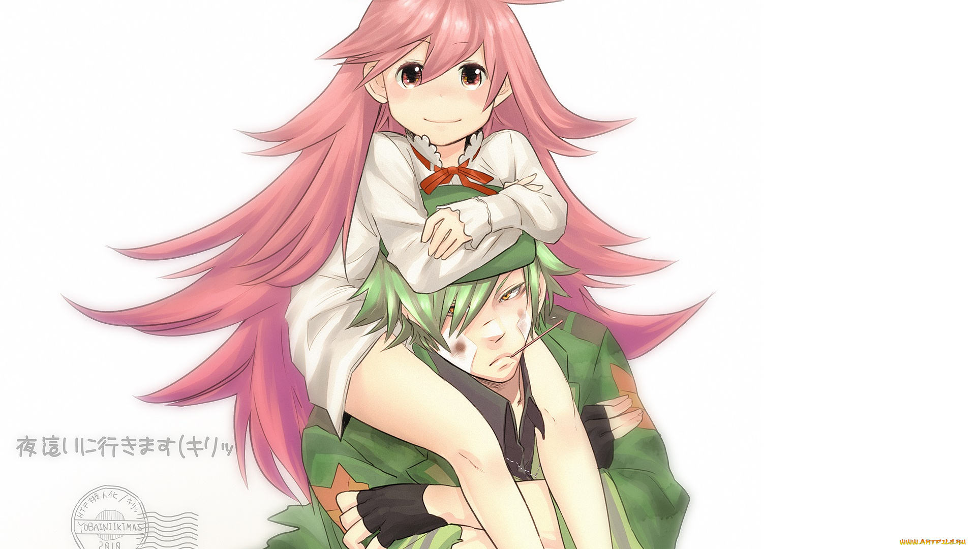 аниме, happy, tree, friends, счастливые, лесные, друзья