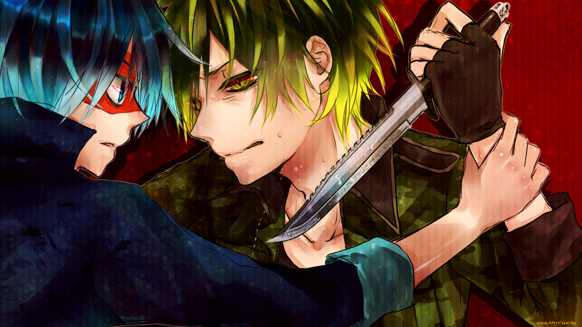 аниме, happy, tree, friends, счастливые, лесные, друзья