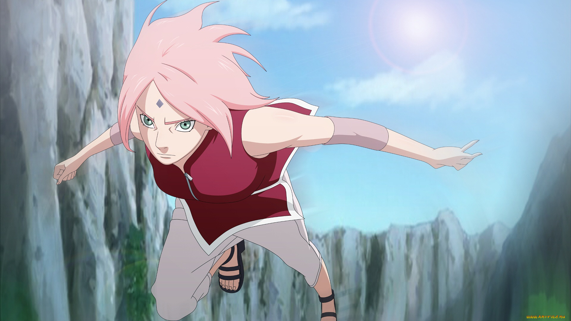 аниме, naruto, сакура