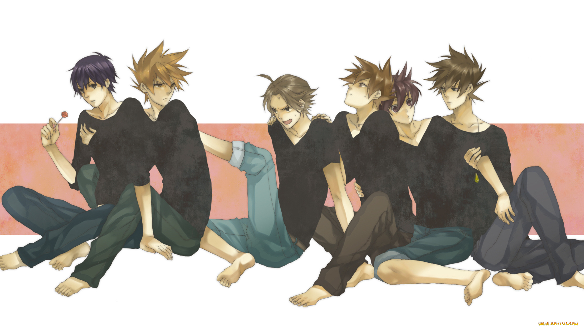 аниме, pokemon, парни