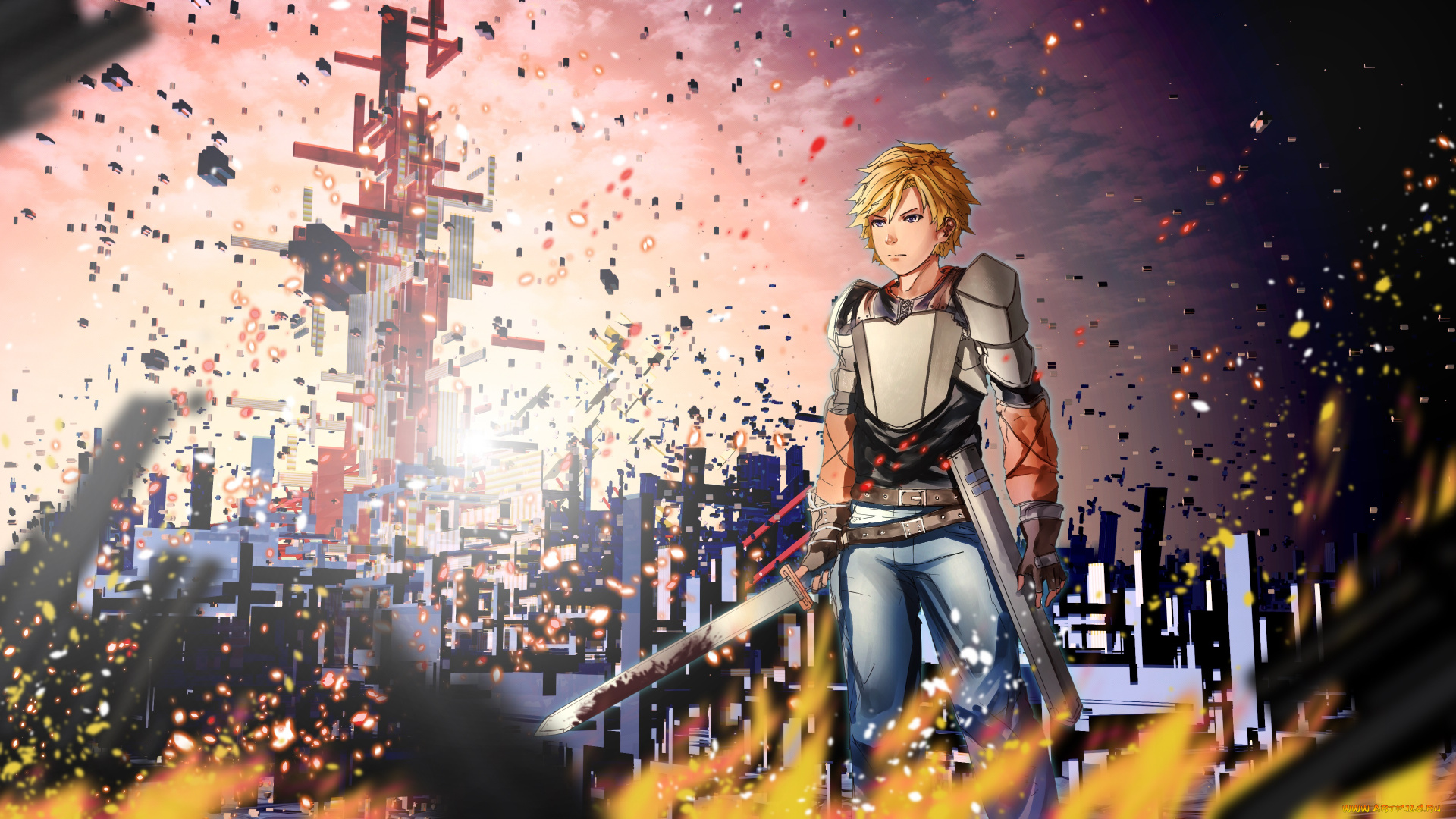 аниме, rwby, парень