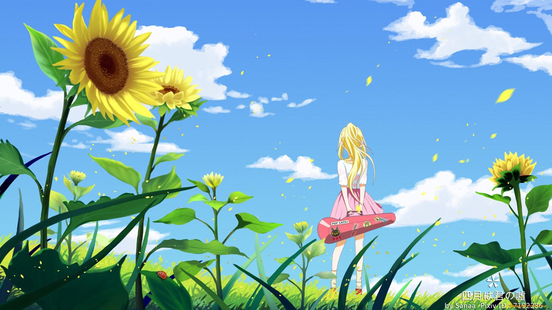 аниме, shigatsu, wa, kimi, no, uso, твоя, апрельская, ложь