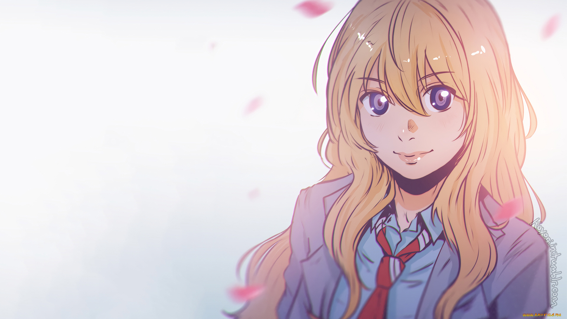 аниме, shigatsu, wa, kimi, no, uso, твоя, апрельская, ложь