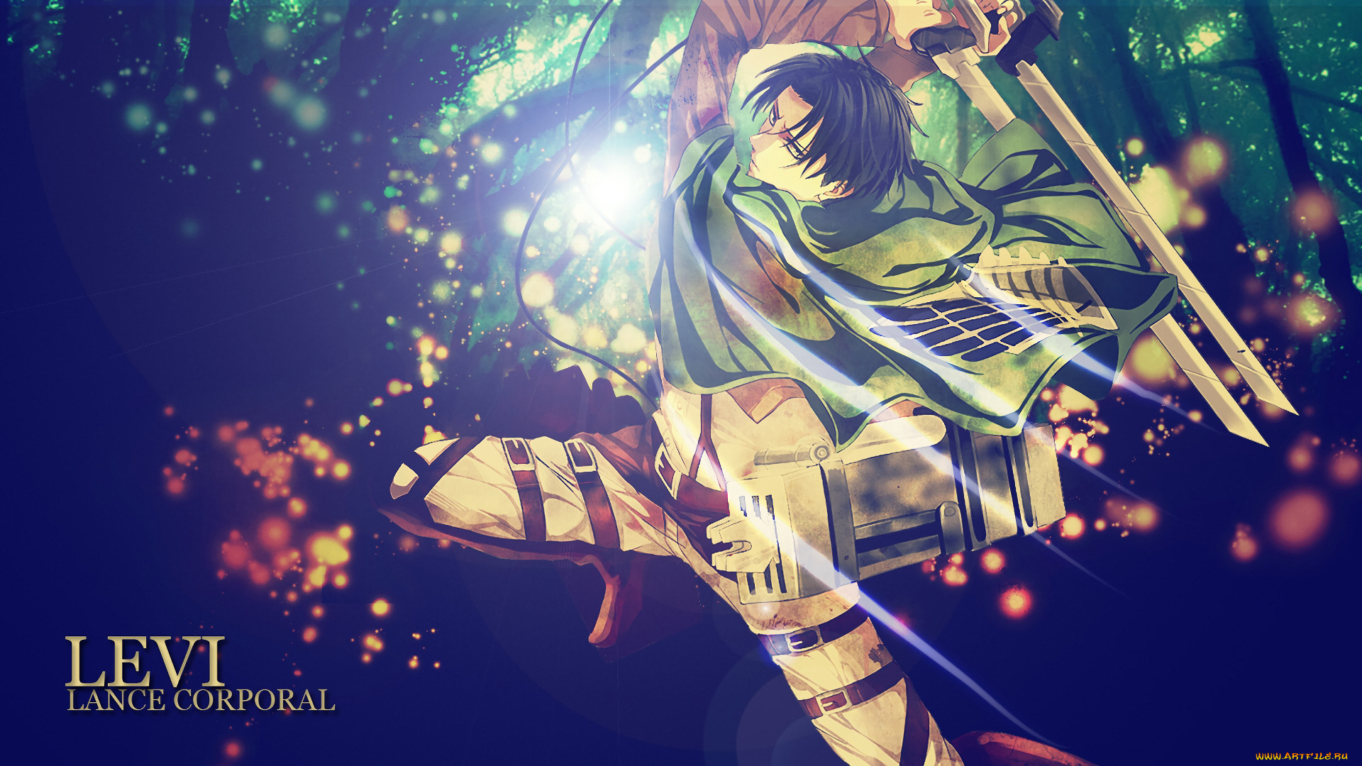 аниме, shingeki, no, kyojin, атака, титанов