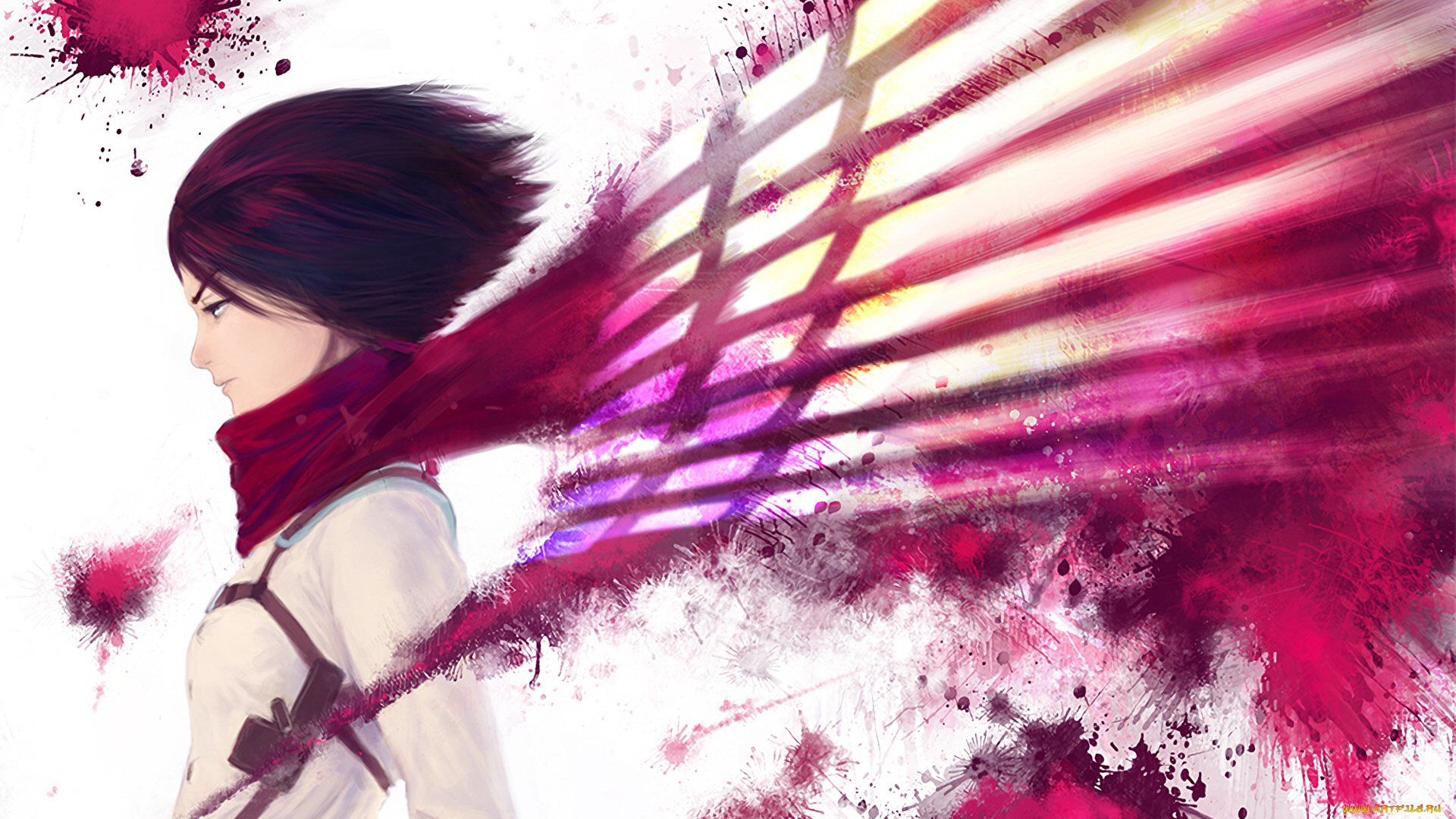 аниме, shingeki, no, kyojin, атака, титанов