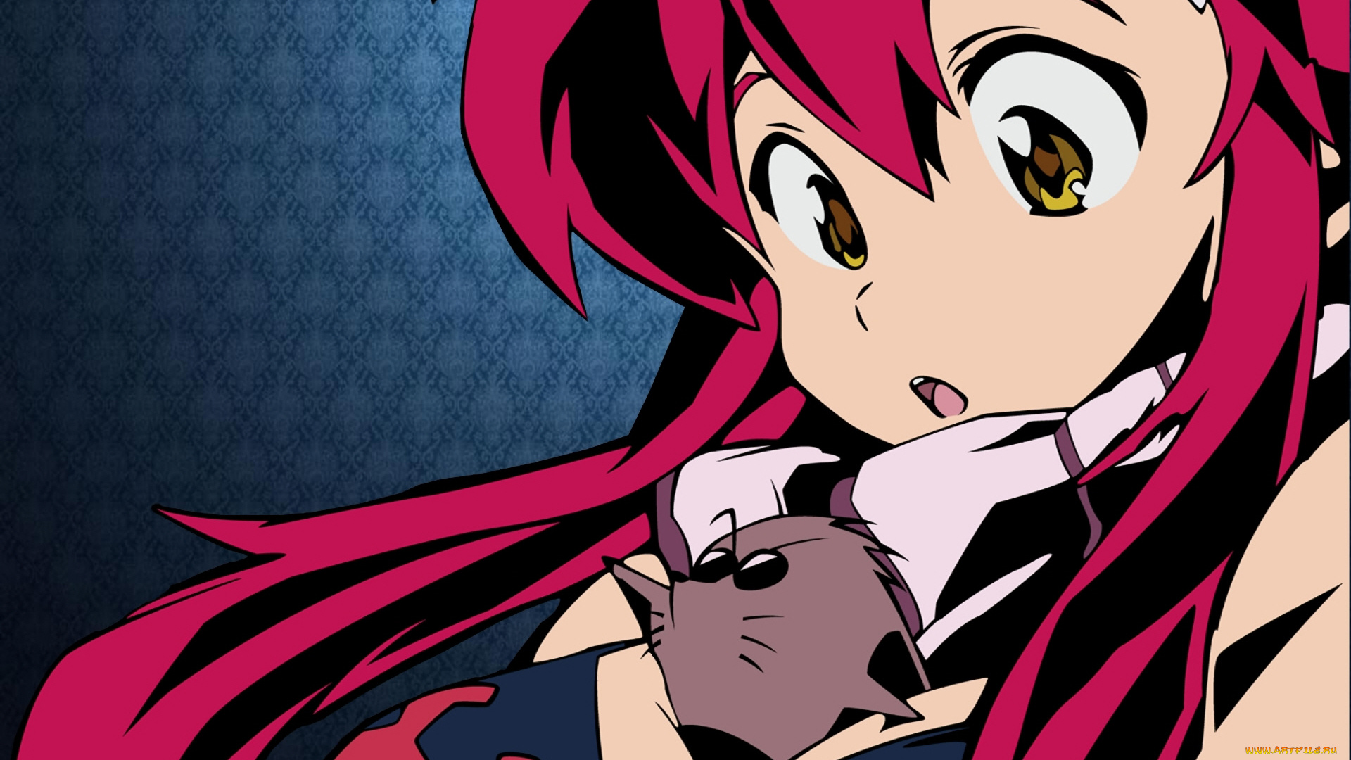 аниме, tengen, toppa, gurren-lagann, девушка