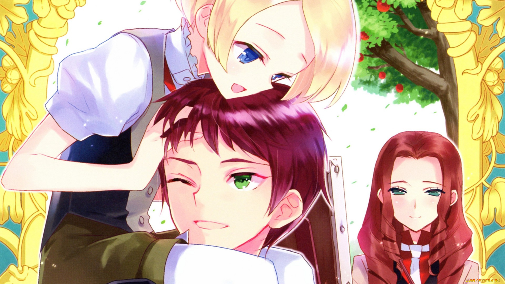 аниме, unknown, , другое, mawaru, penguindrum