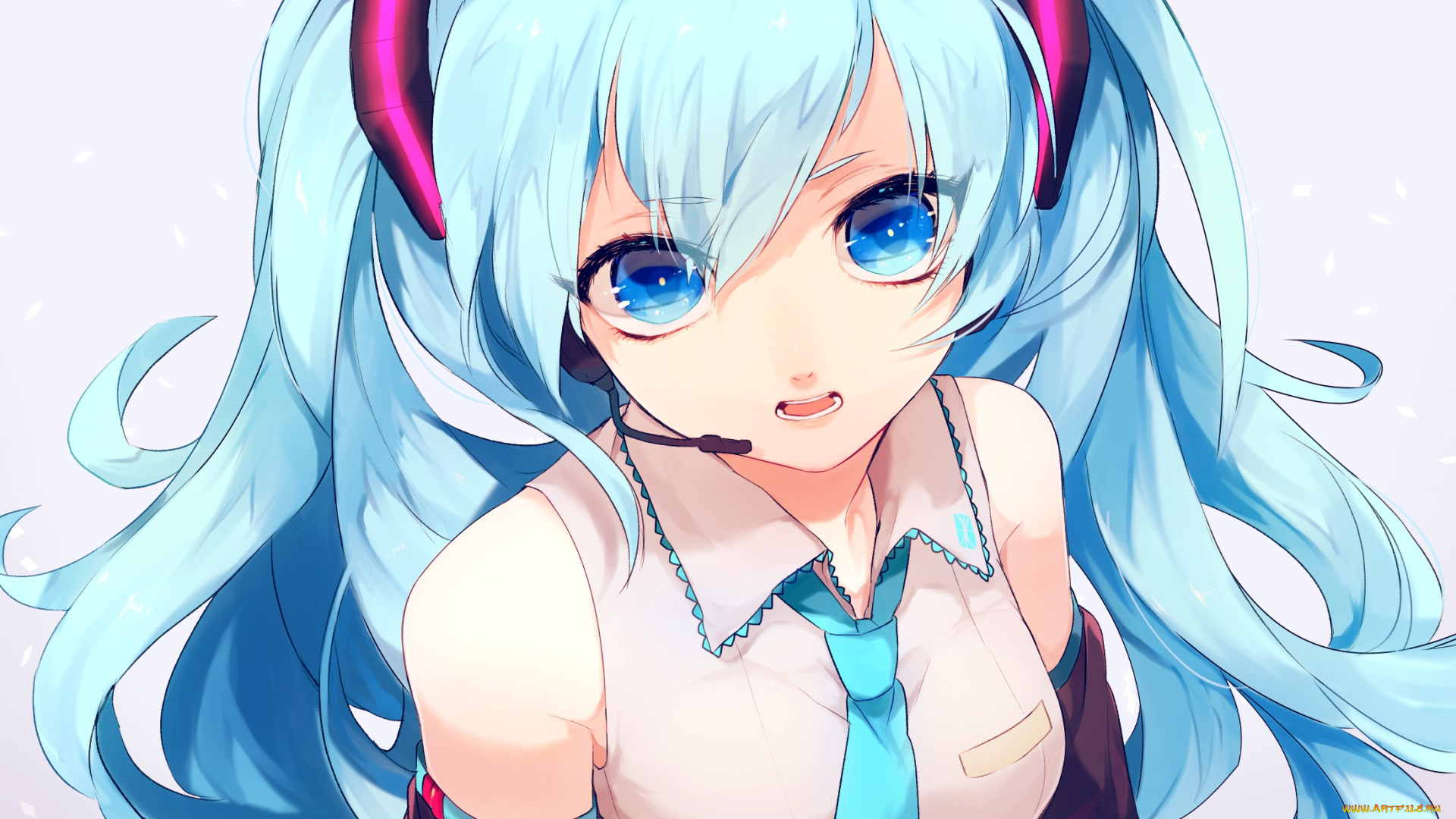 аниме, vocaloid, девушка