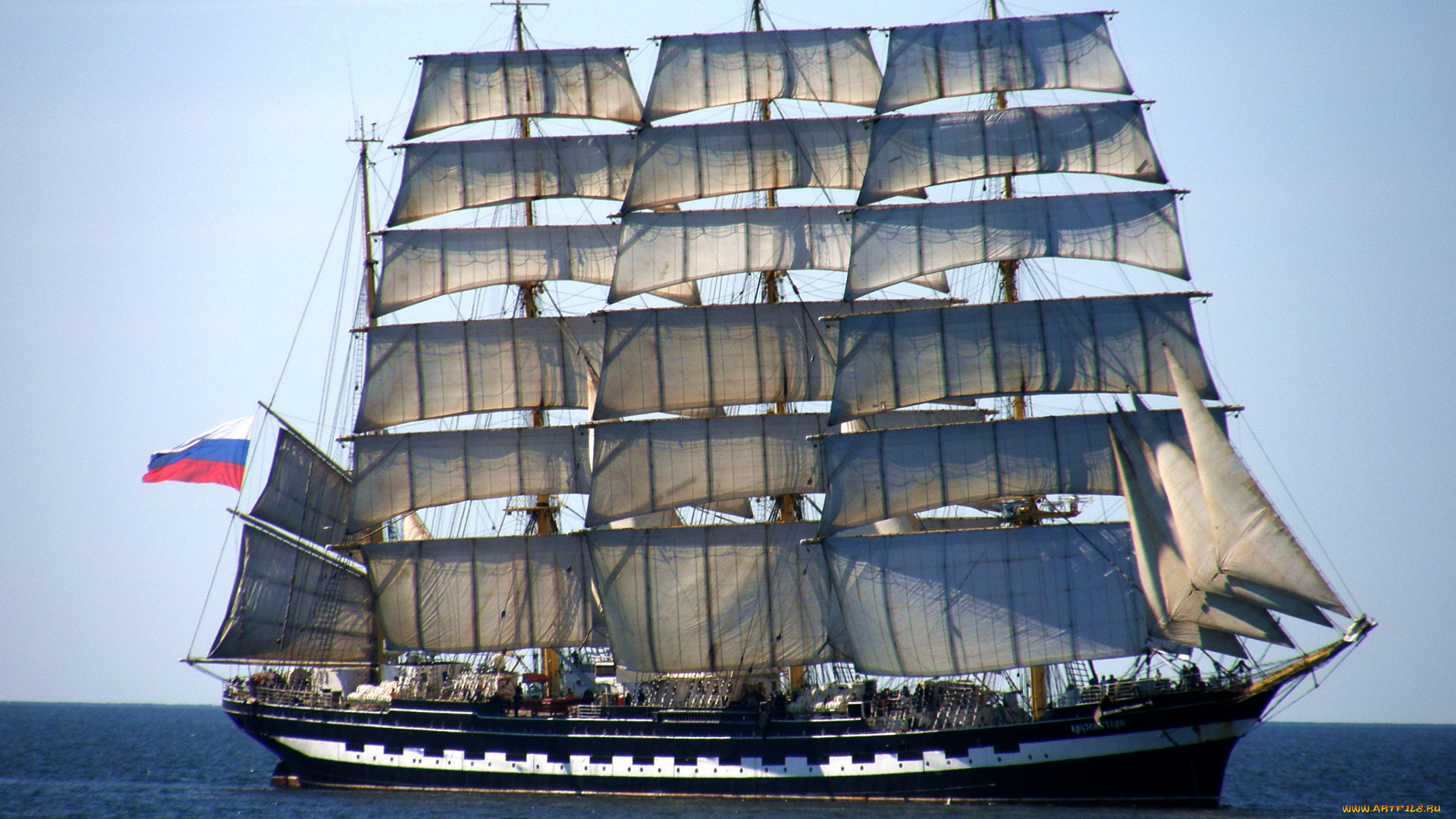 барк, крузенштерн, корабли, парусники, баркэкрузенштерн, парусник