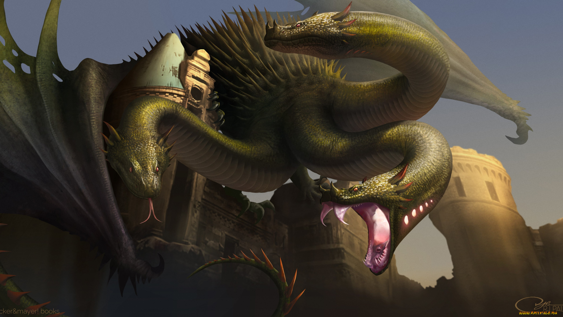 фэнтези, существа, змея