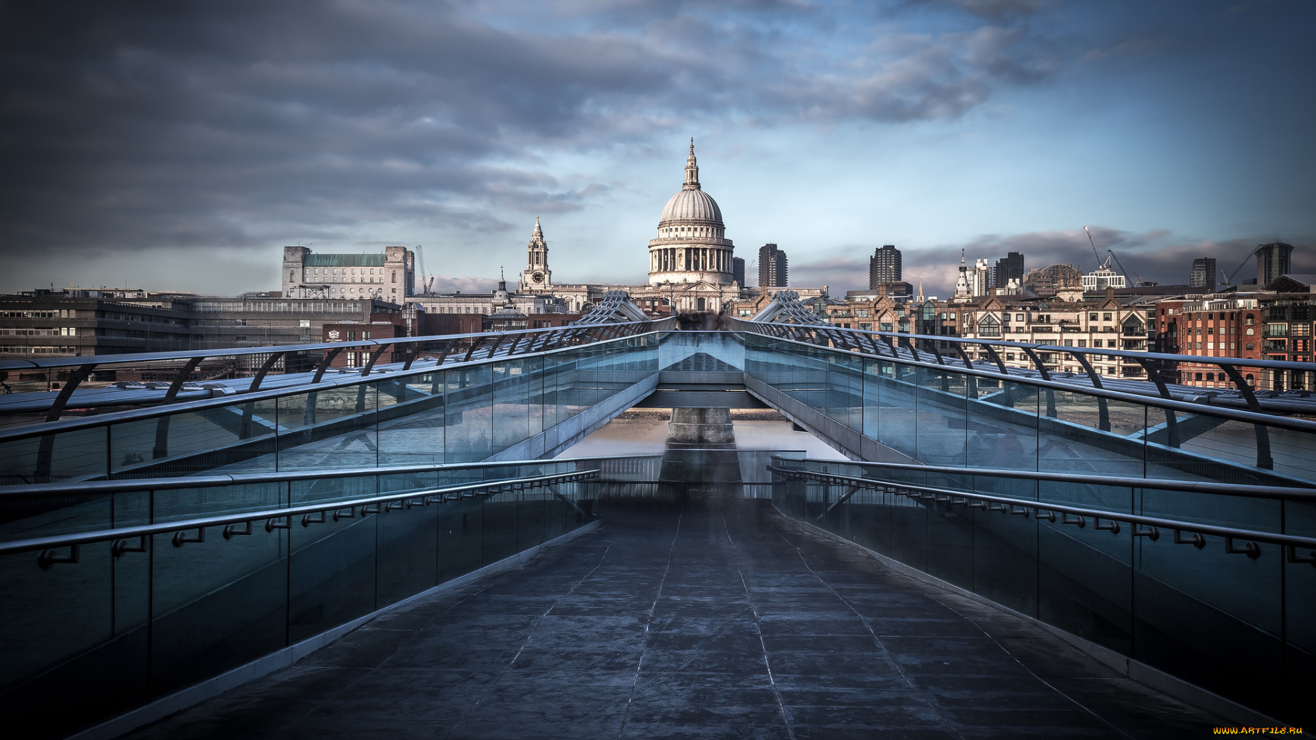 millenium, bridge, london, города, лондон, , великобритания, мост, столица