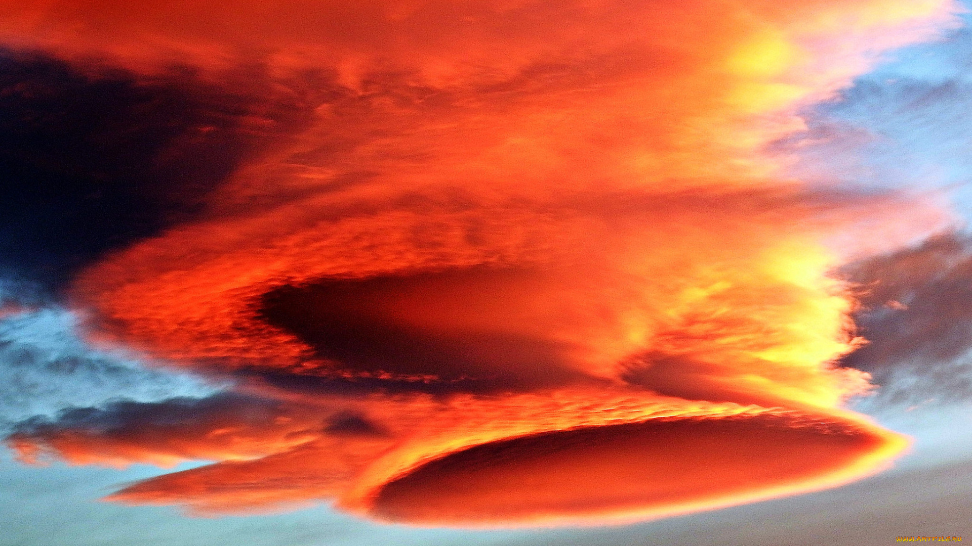 природа, облака, простор