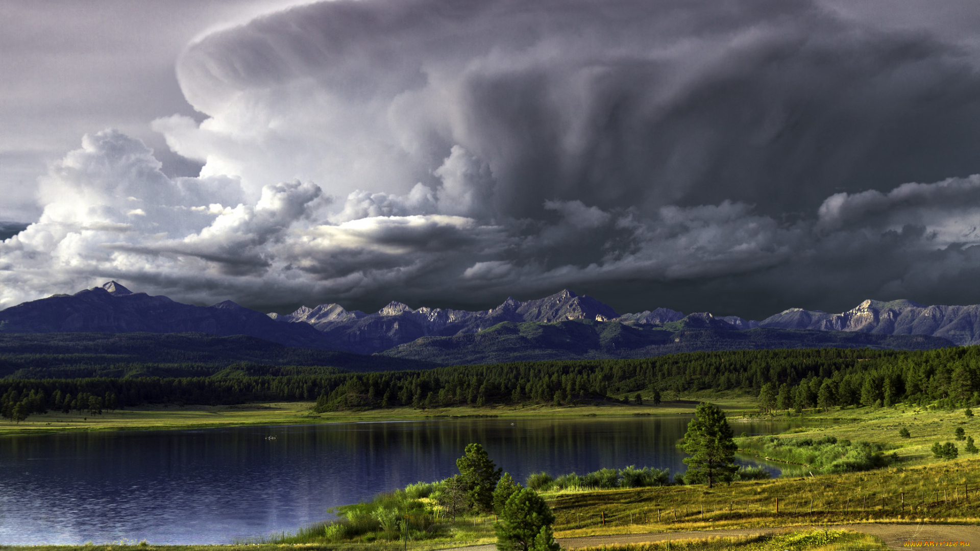 природа, реки, озера, простор