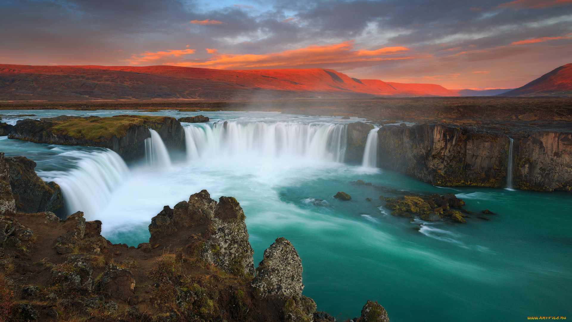 природа, водопады, простор