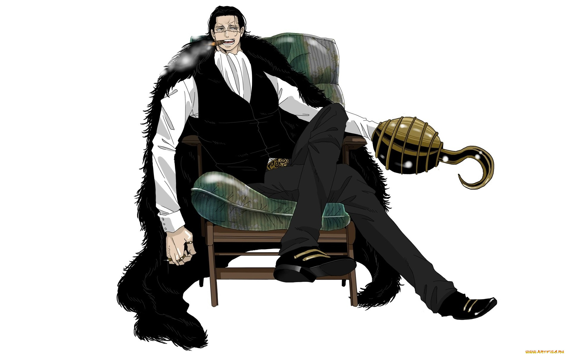 аниме, one, piece, мужчина