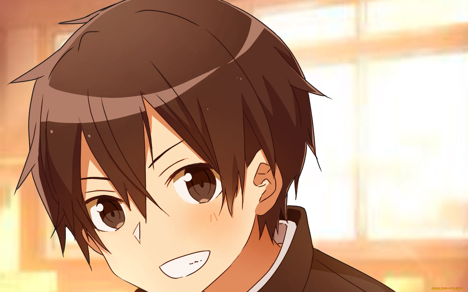 аниме, sword, art, online, кирито