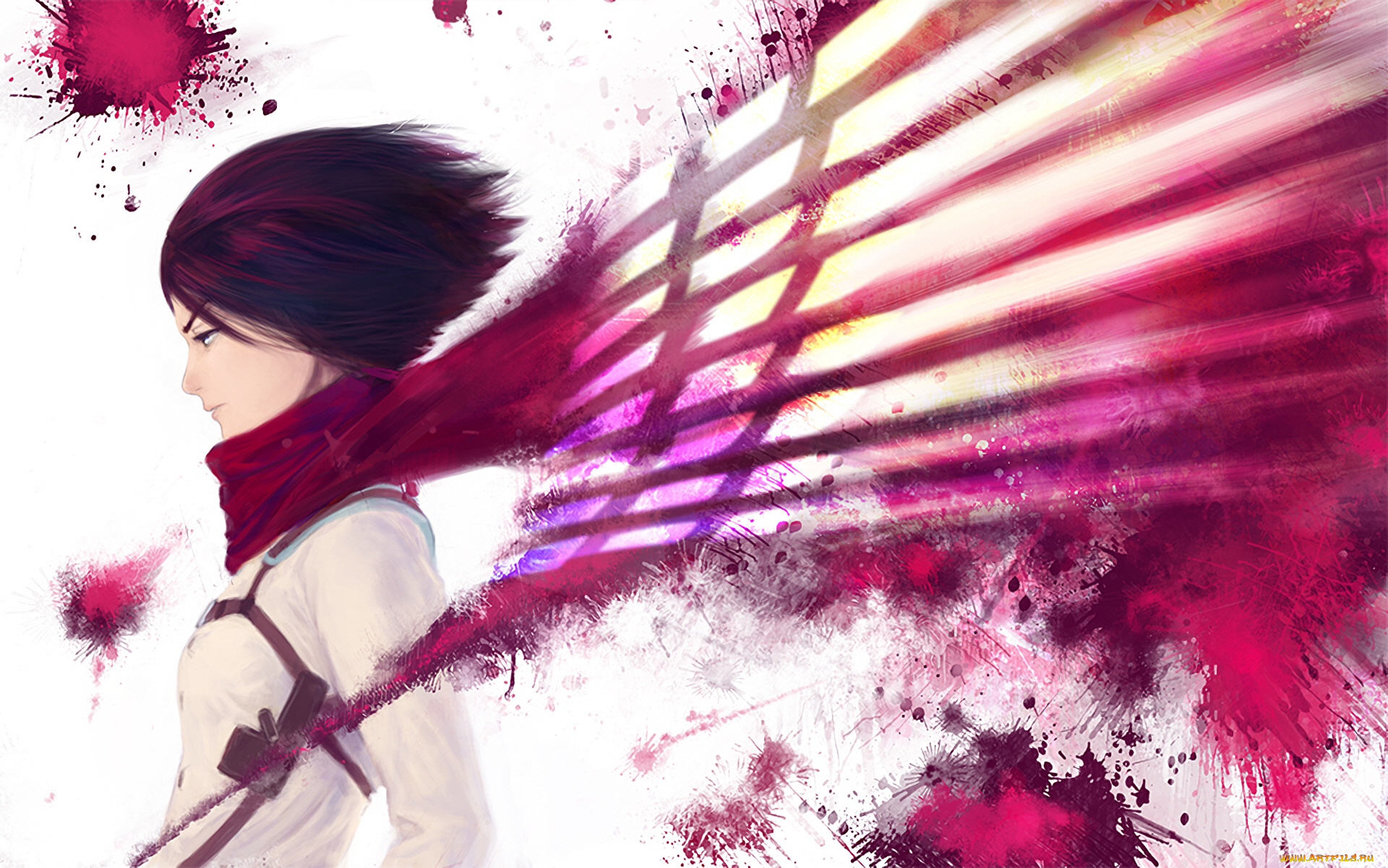 аниме, shingeki, no, kyojin, атака, титанов