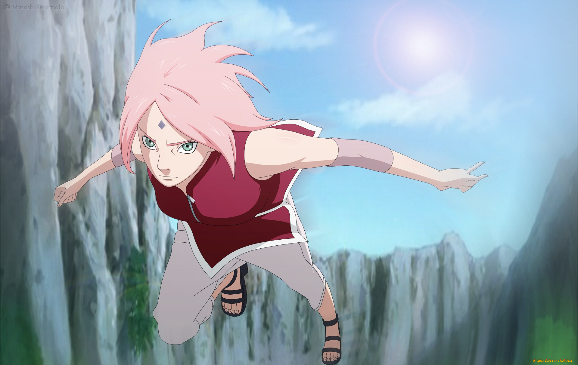 аниме, naruto, сакура